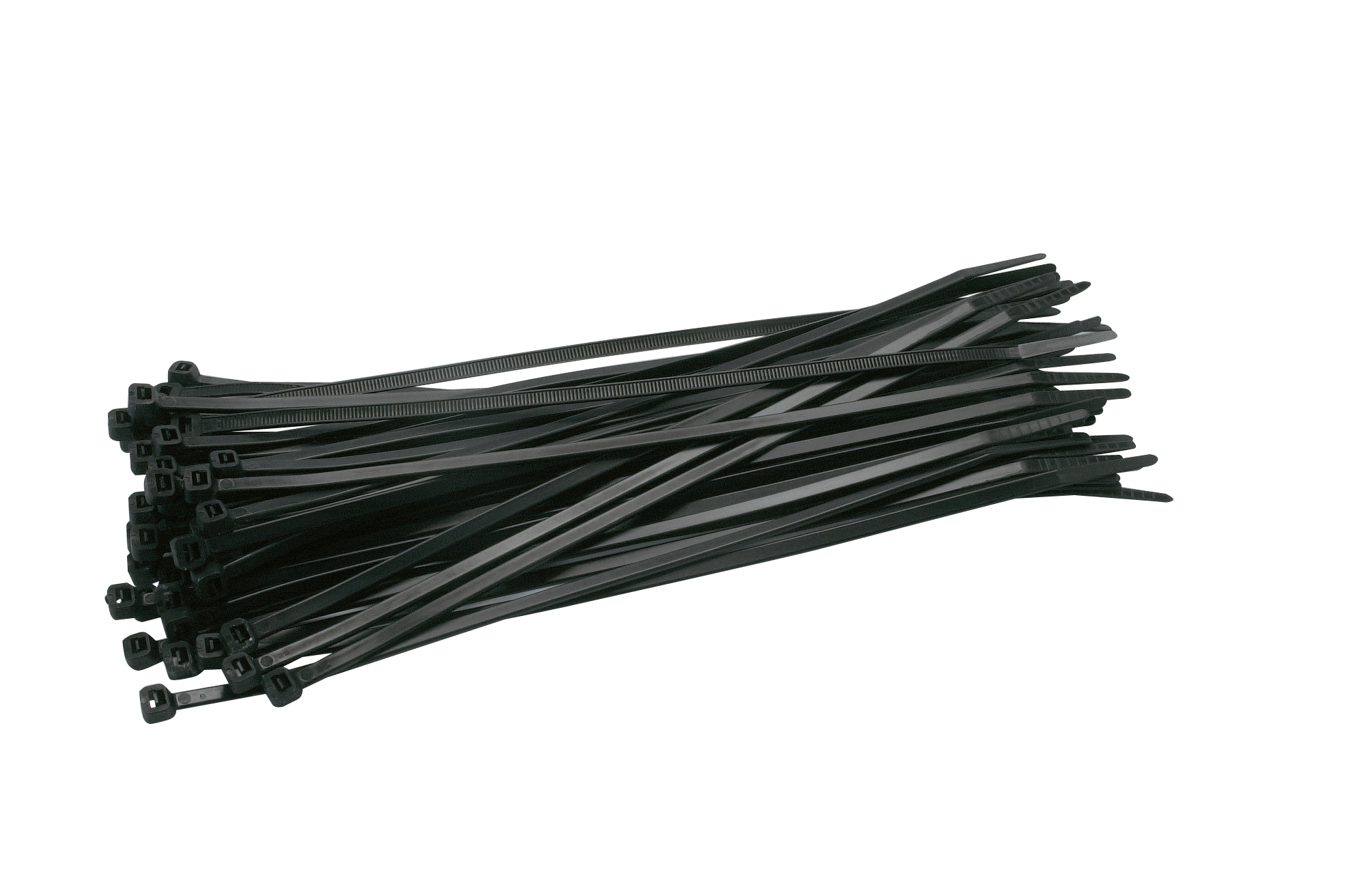 Kabelbinders zwart 250 x 4.8 mm