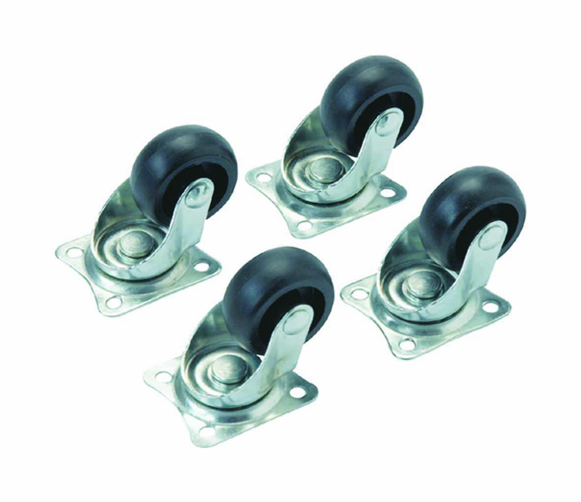 4x zwenkwiel PP 30 mm