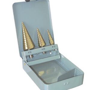 Getrapte plaatboren set 3 dlg.