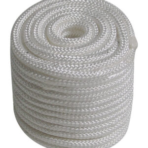 12 strengs gevlochten pp touw 6 mm x 20 mtr