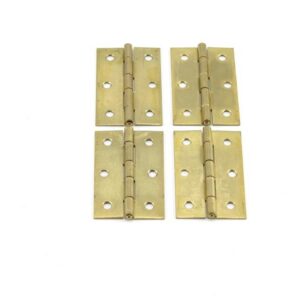 Scharnieren 63.5x40x1.4 mm 4st  vermessingd