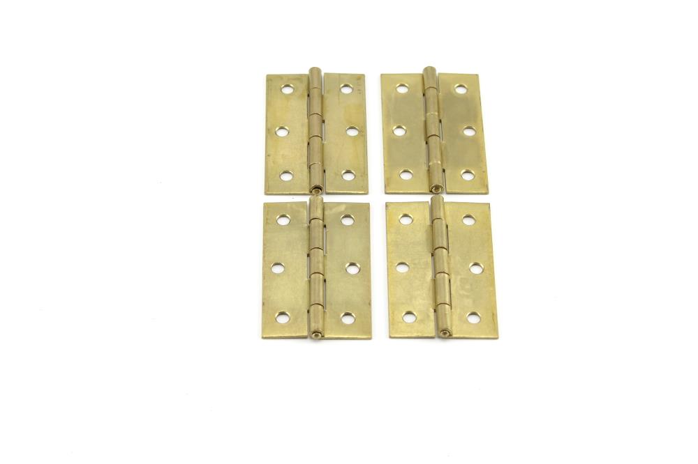 Scharnieren 63.5x40x1.4 mm 4st vermessingd