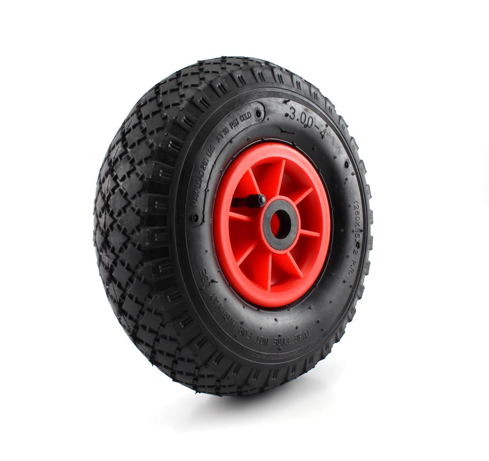 Steekwagenwiel 3.00-4 pvc velg