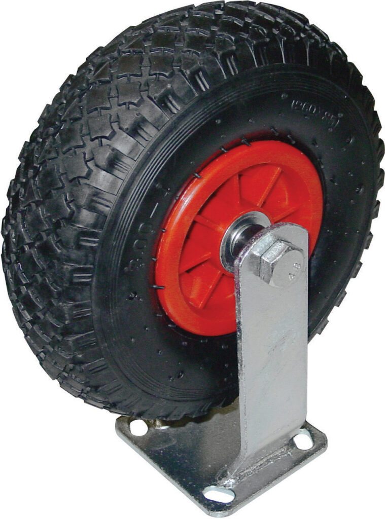 Bokwiel 3.00-4 met luchtband pvc velg