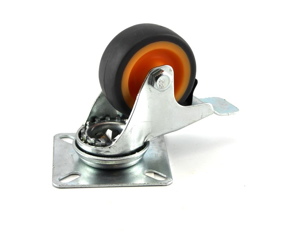 Zwenkwiel met rem 50 mm tpr