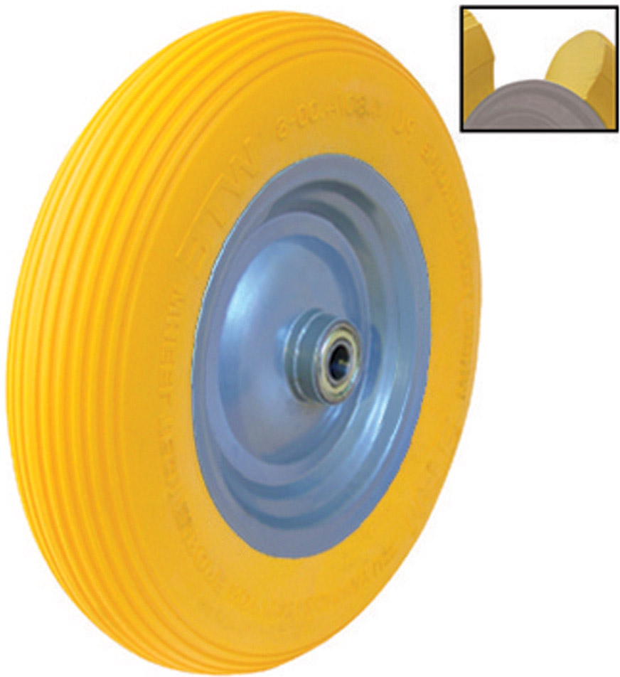 PU kruiwagenwiel 4.00-8 160kg