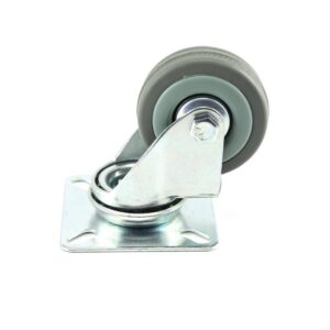 Zwenkwiel grijs 50 mm
